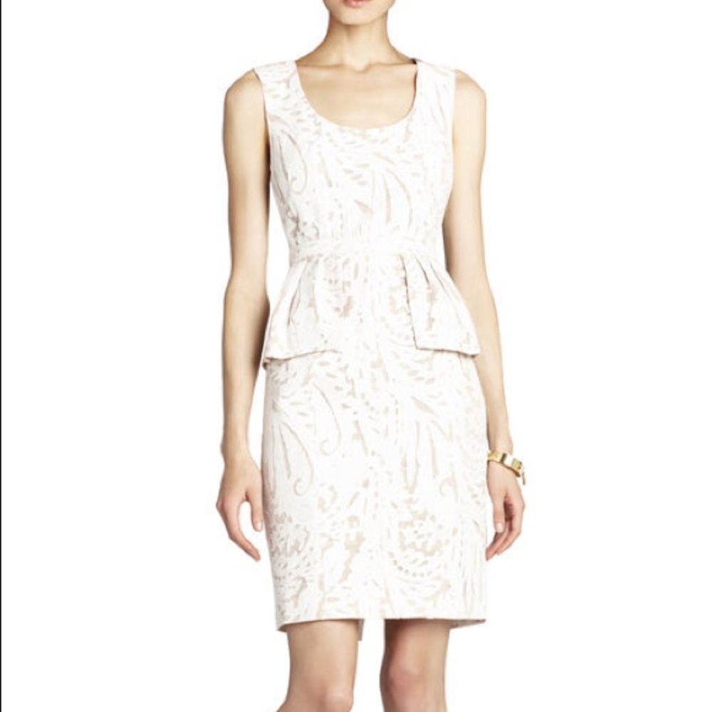 BCBG Lace Peplum Dress Size 0